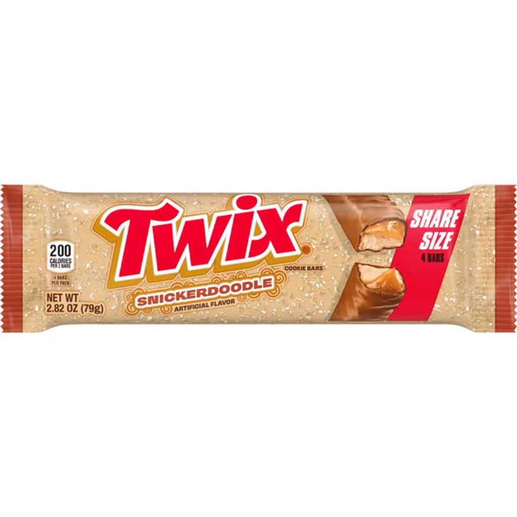 TWIX Snickerdoodle Cookie Chocolate Share Size