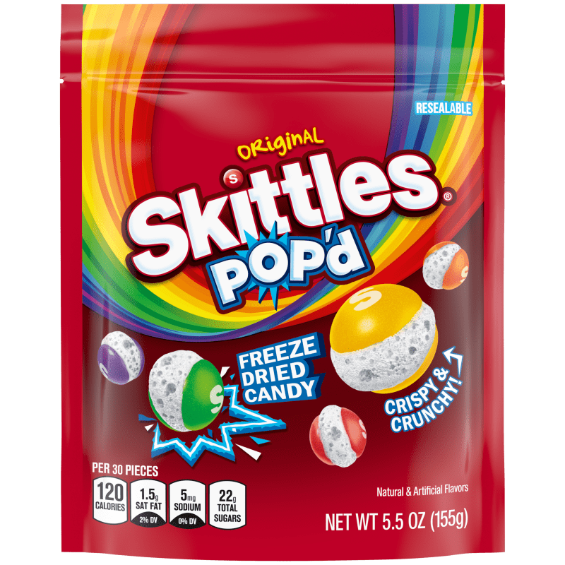 Skittles Popd Original Standup Bag 5.5oz