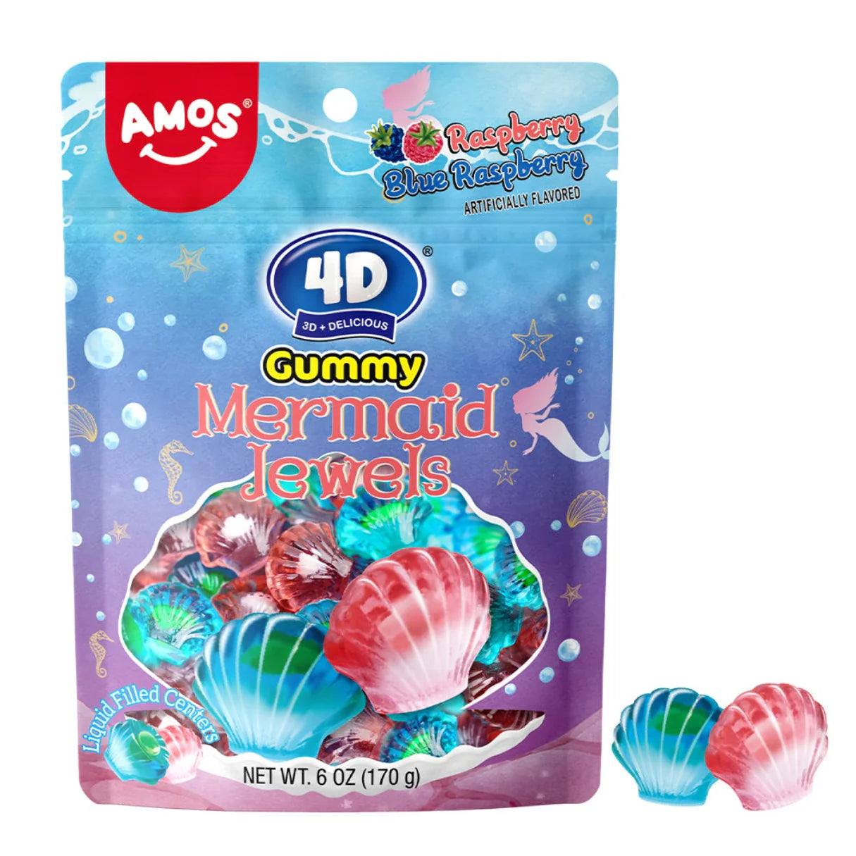 Amos Fruit 4D Gummy Burst (170g)