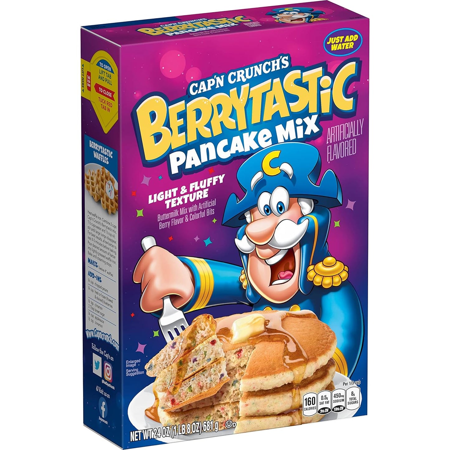 Cap'n Crunch's Berrytastic Pancake Mix (681g)