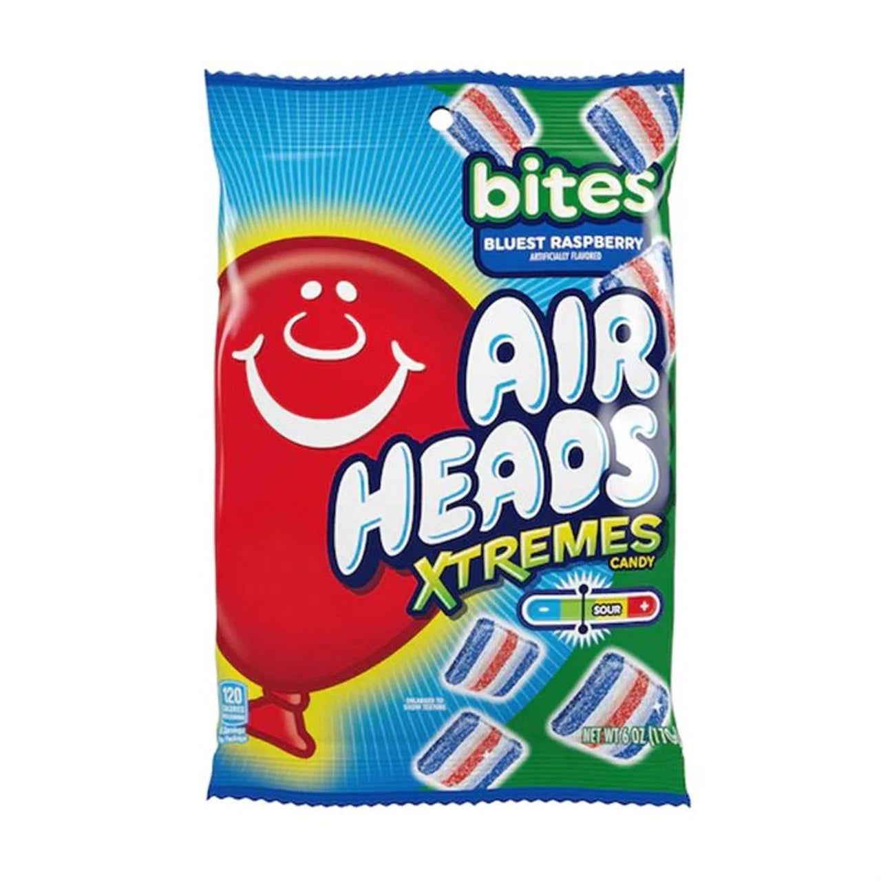 Airheads Xtremes Bites Bluest Raspberry 170g