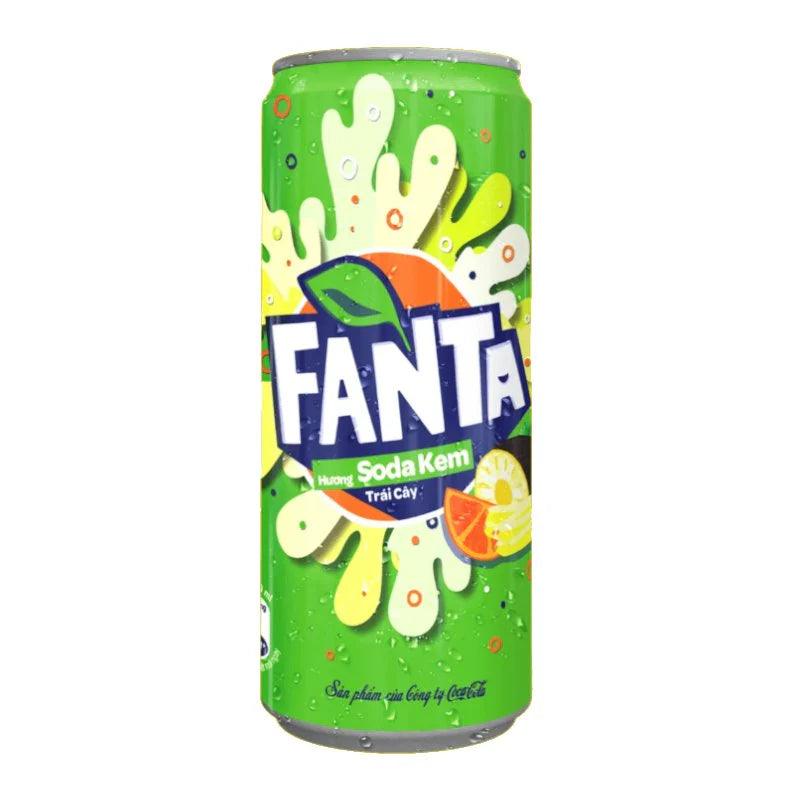 Fanta Vietnam Fruity Cream Soda 320mL can