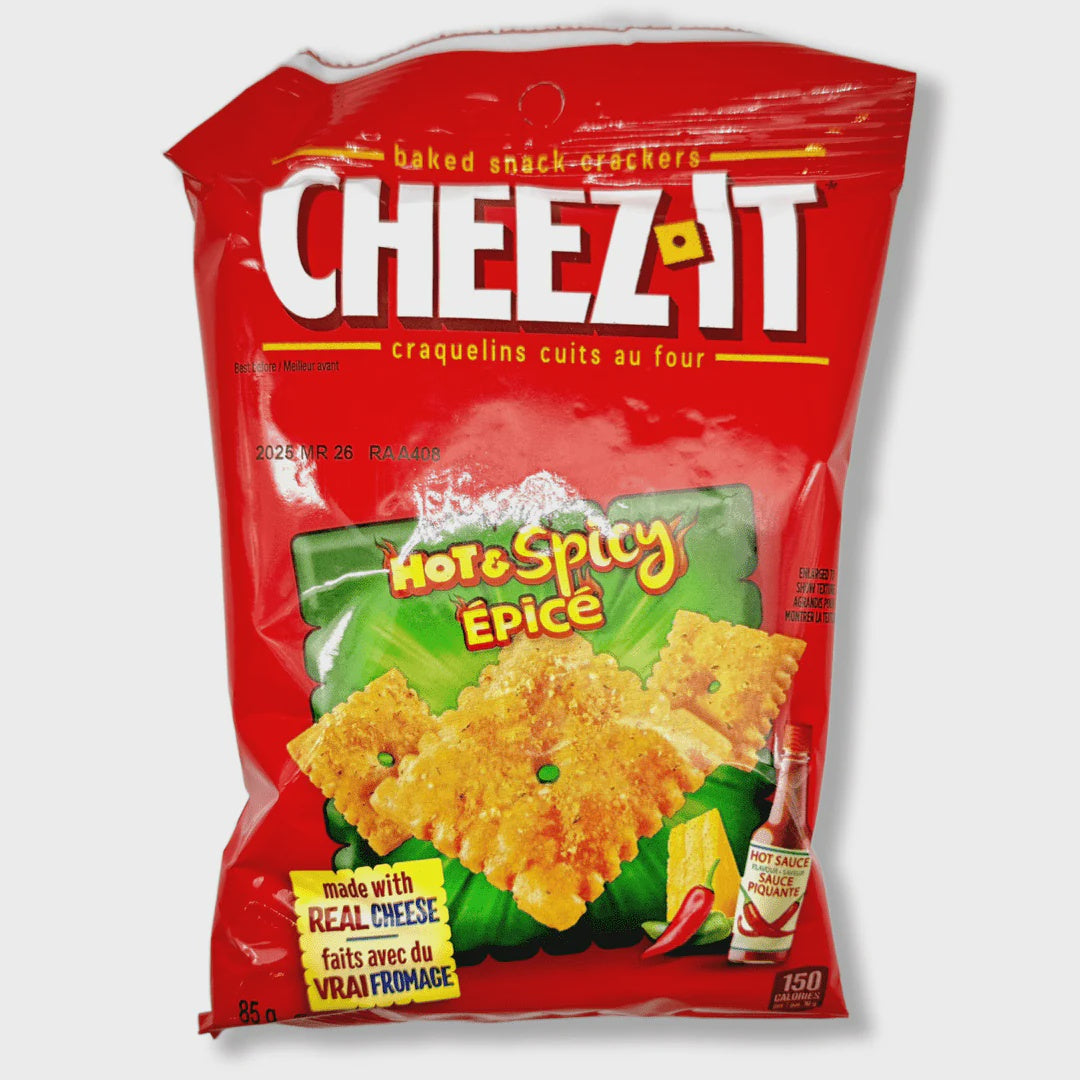 Cheez IT Baked Snack Crackers Hot & Spicy (85g)