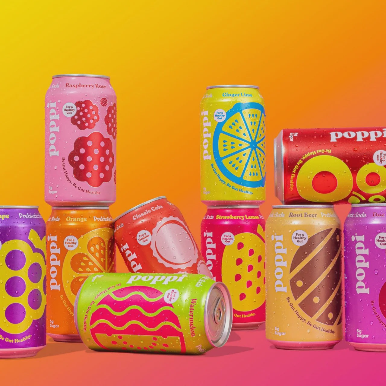 Poppi Prebiotic Soda (355mL)