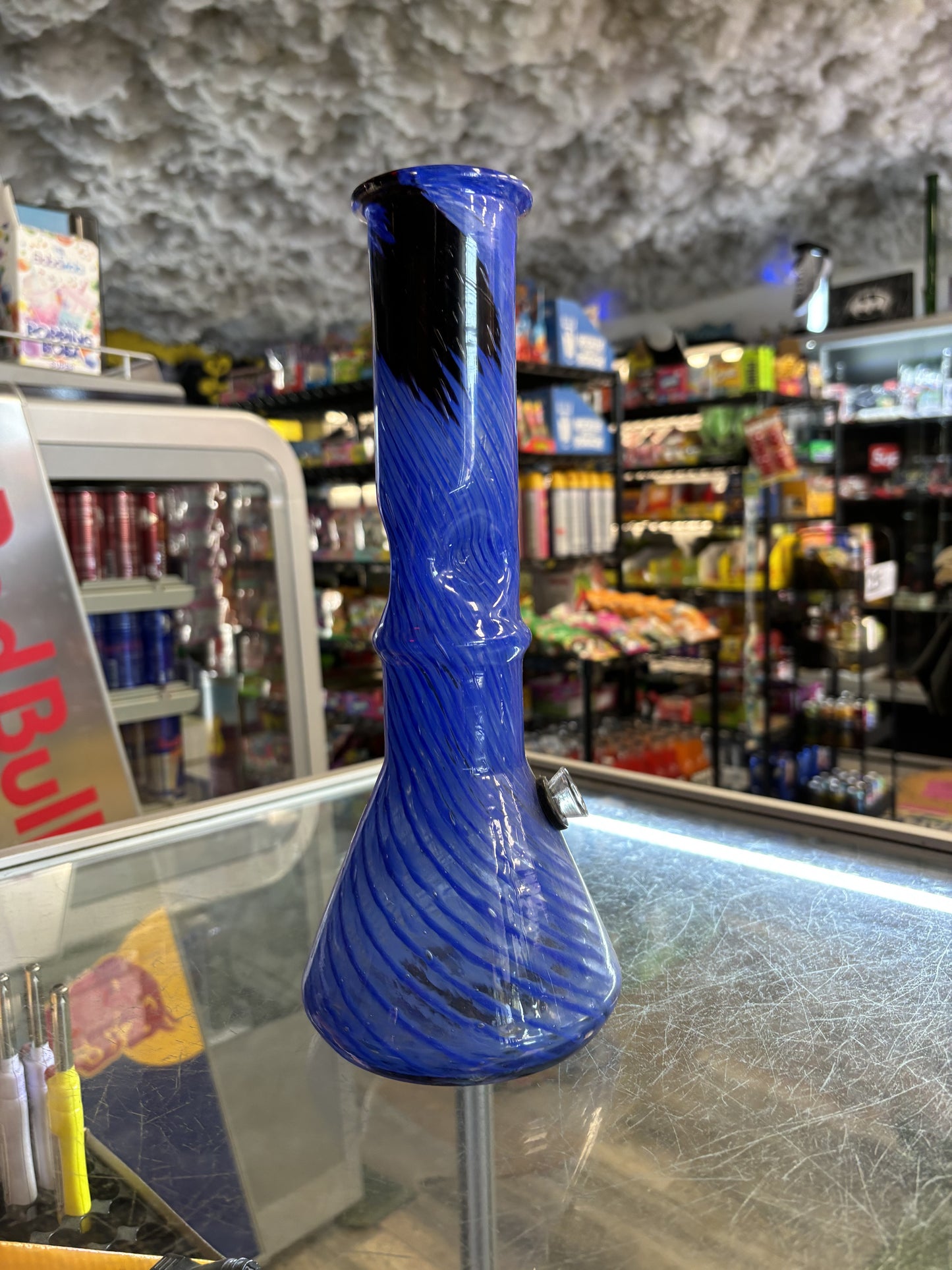 بونج أزرق/أسود