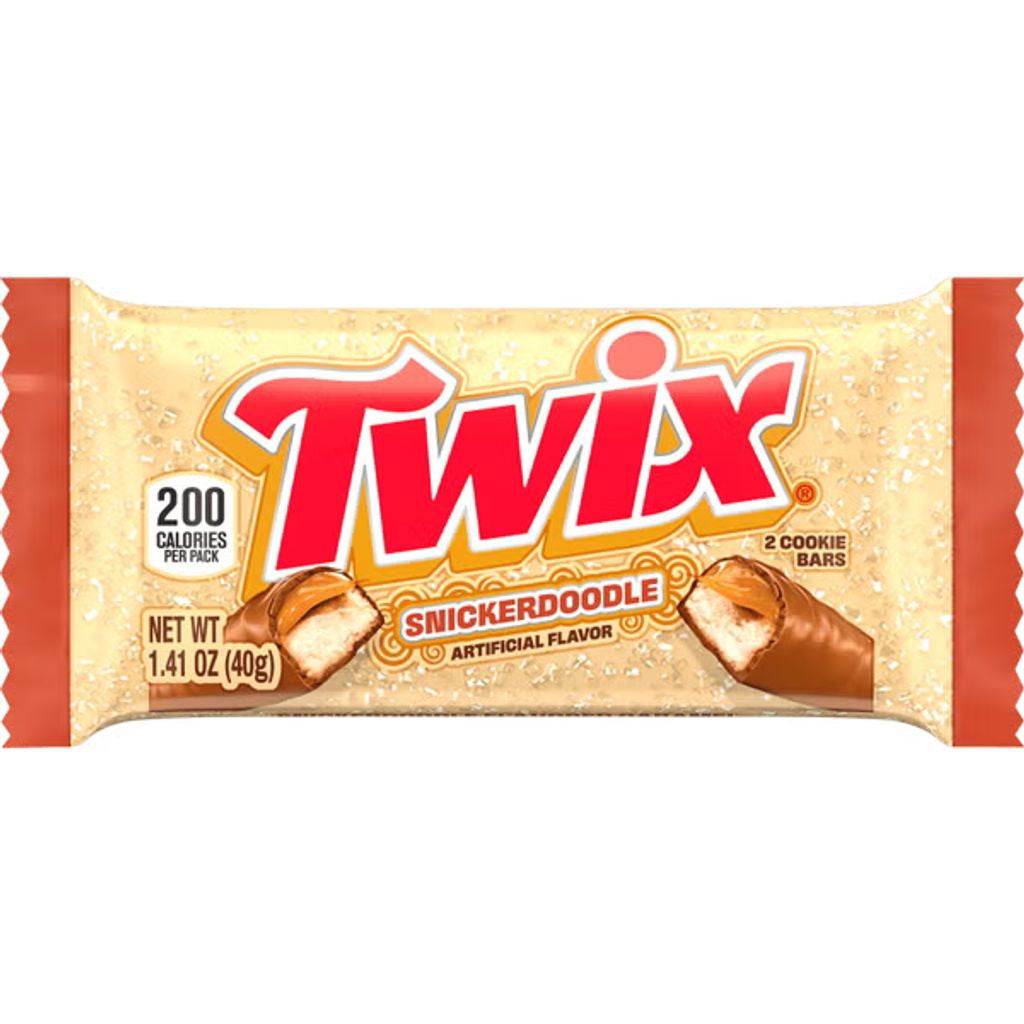 Twix snickerdoodle cookie bars