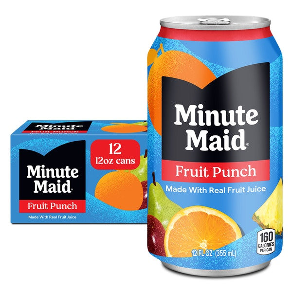 Minute Maid Fruit Punch (12x12oz)