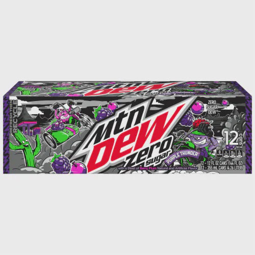 Mountain Dew Purple Thunder Zero Sugar (12-Pack)