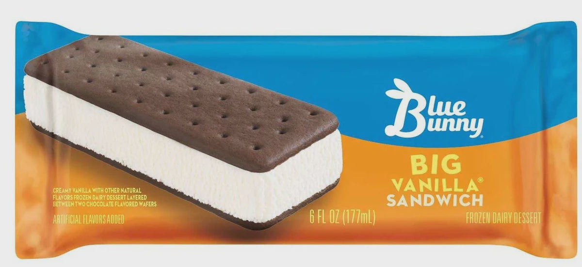 Blue Bunny Big Vanilla Sandwich (177ML)