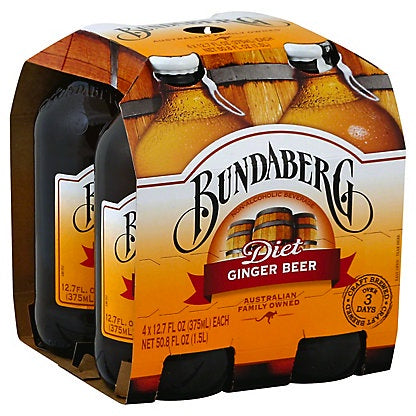 Bundaberg Diet Ginger Beer (4-Pack)