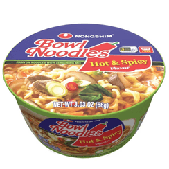 Nongshim Hot & Spicy Soup Microwavable Noodle Bowl 86g