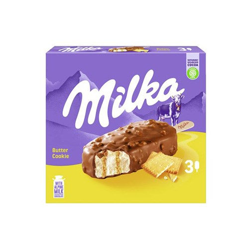 Milka Butter Cookie Ice Cream Stick (3-Pack)