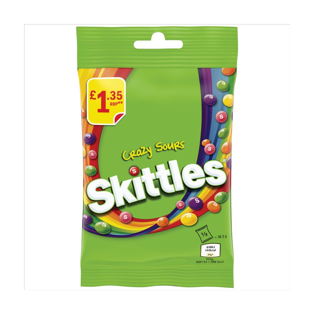 Skittles Crazy Sour 109g