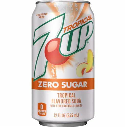 7up Tropical Zero Sugar 355ml