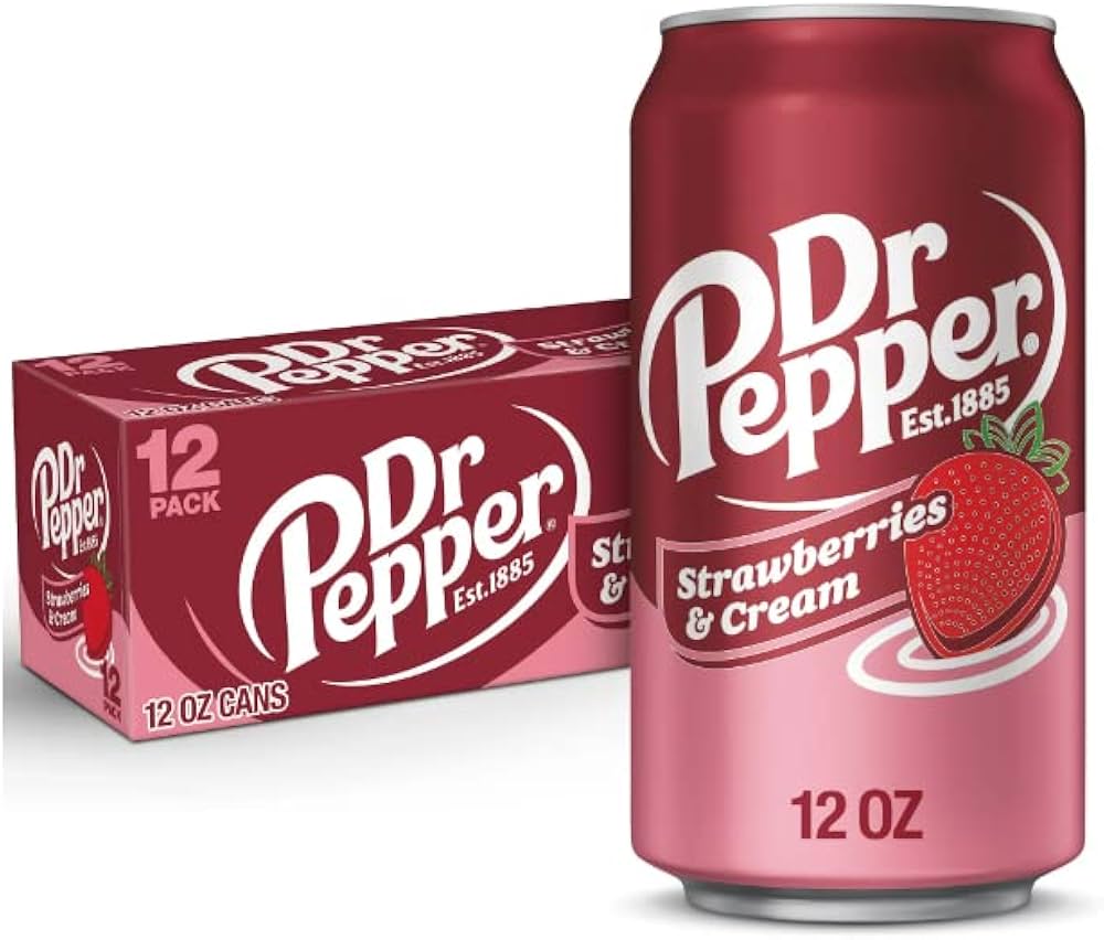 Dr Pepper Strawberries & Cream (12-Pack)