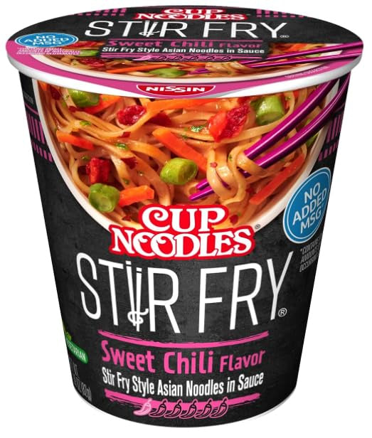 CUP NOODLES STIR FRY SWEET CHI