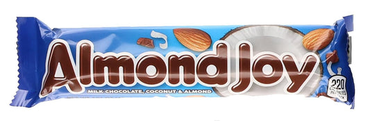 Almond Joy Coconut & Almond Chocolate Candy Bar Reg Size (45g)