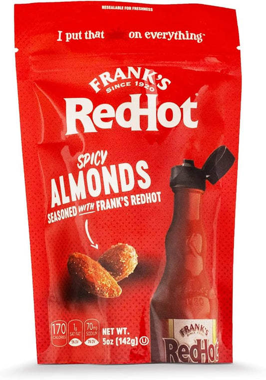 Franks Redhot Spicy Almonds