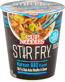 CUP NOODLES STIR FRY KOREAN BB