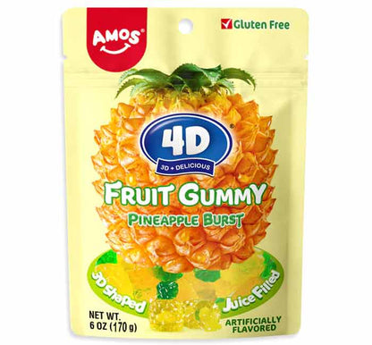 Amos Fruit 4D Gummy Burst (170g)