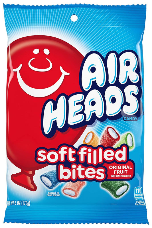 كيس AIRHEADS PEG - قطع محشوة ناعمة