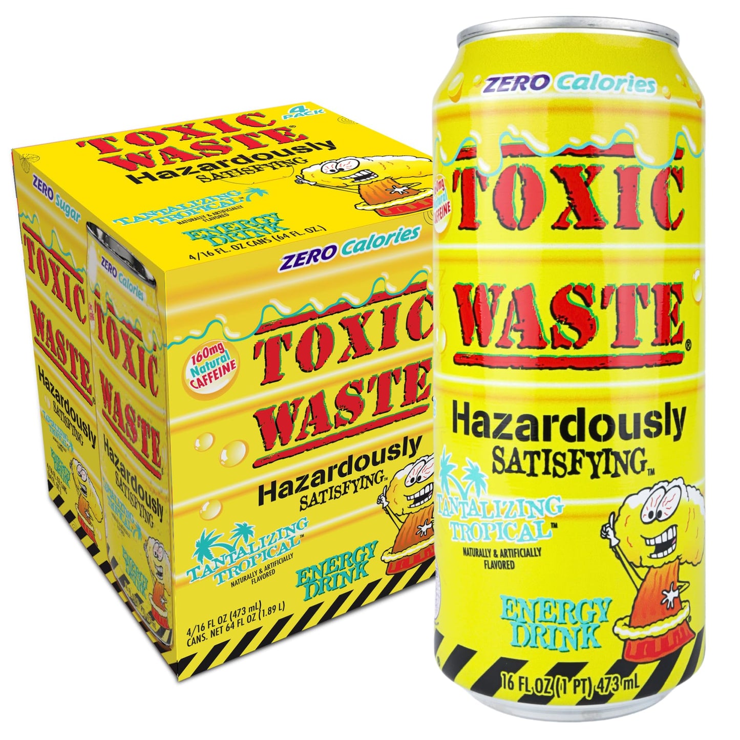 Toxic Waste Energy Tantalizing Tropical (4-Pack)