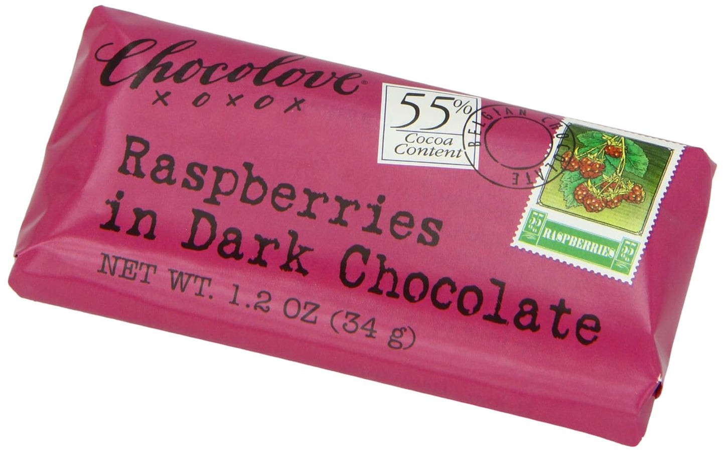 Chocolove Raspberries (34g)