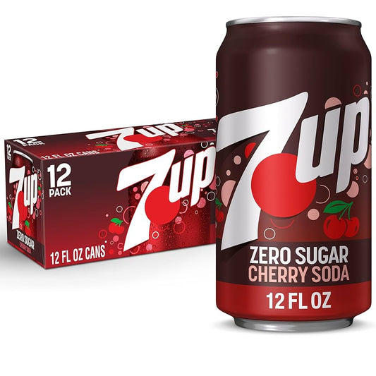 7-Up Cherry Zero Sugar (12-Pack)
