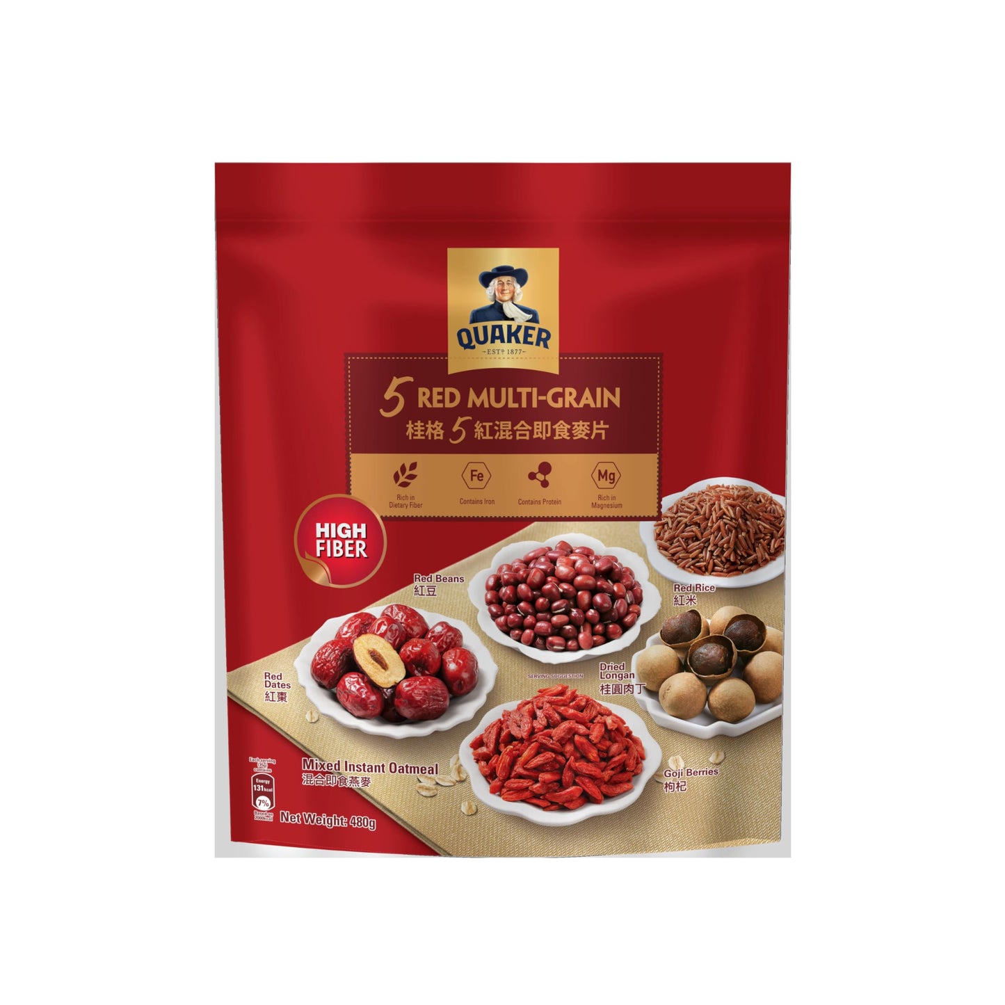 Quaker instant Cereal (china) : Five red mix