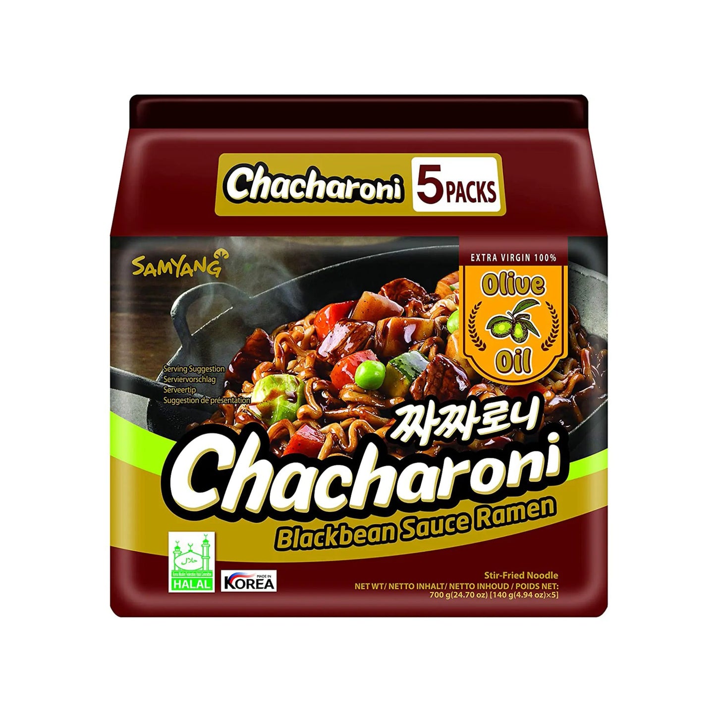 Chacharoni Sweet Soy Bean Sauce 5-Pack