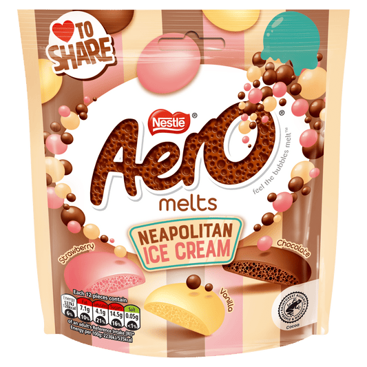 Aero Melts Neapolitan Ice Cream (86g)