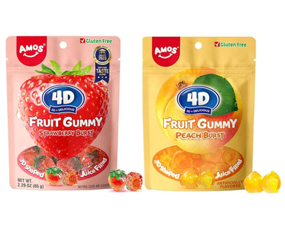 Amos Fruit 4D Gummy Burst (170g)