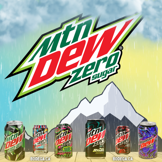 MOUNTAIN DEW ZERO SUGAR CAN