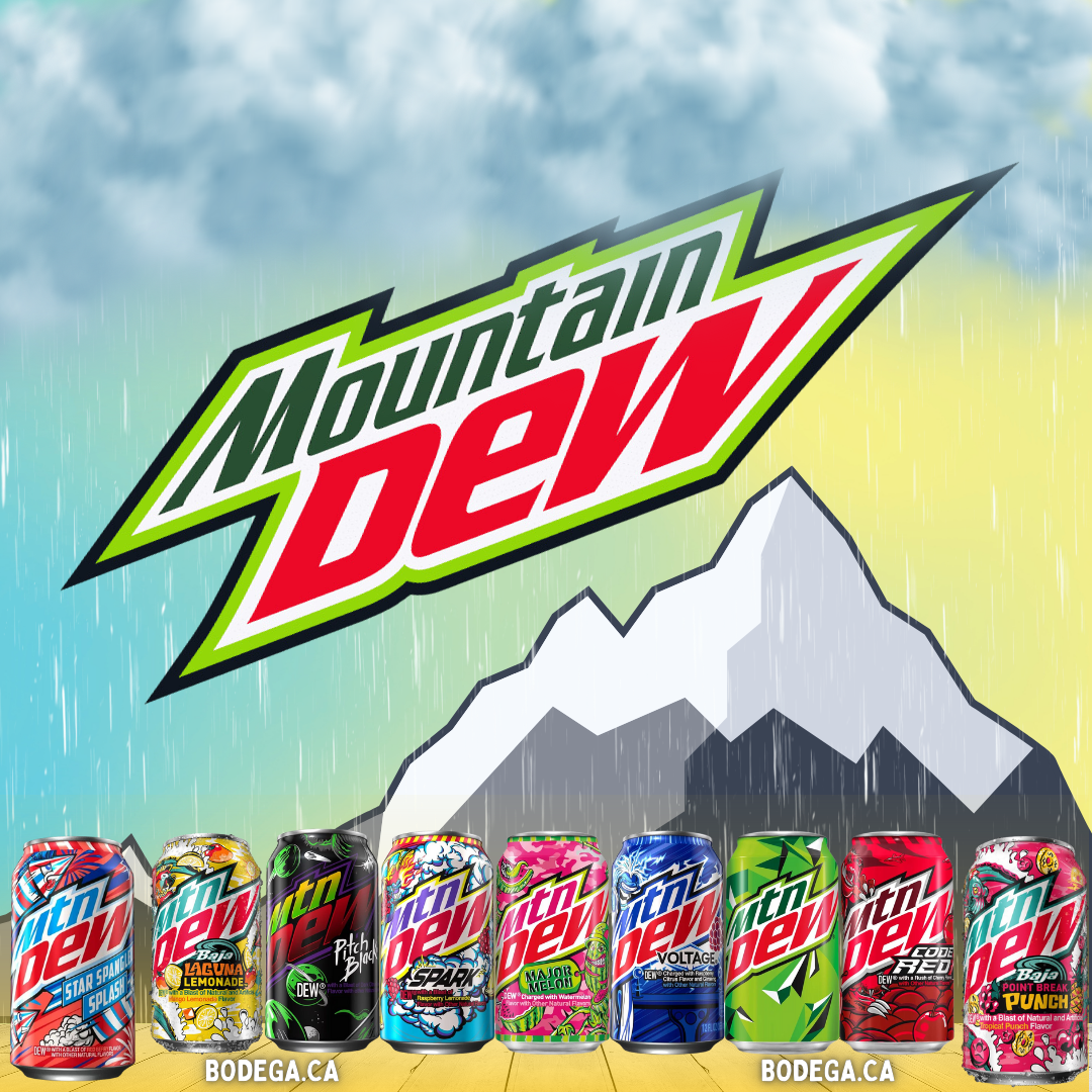 MOUNTAIN DEW CAN