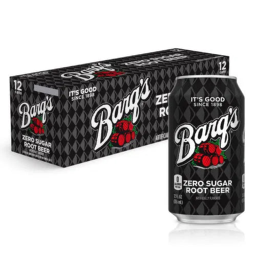 Barq's Root Beer Zero Sugar (12-Pack)