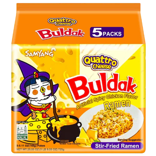 Buldak Quattro Cheese (5Pack)