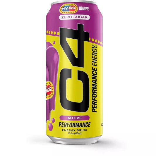 C4 Energy Can Grape Popsicle 473ml