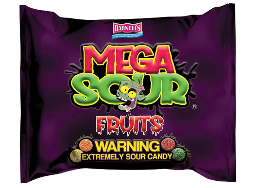 Barnetts - Mega Sour Fruits 104g