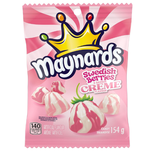 Maynards swedish berries & sour creme flavour 154g