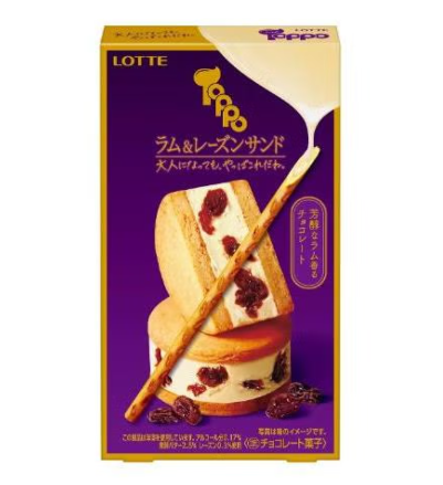 Lotte Creamy Raisin Toppo (36g)