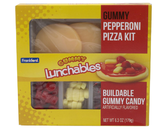 Kraft Gummy Lunchables Peperoni Pizza Kit