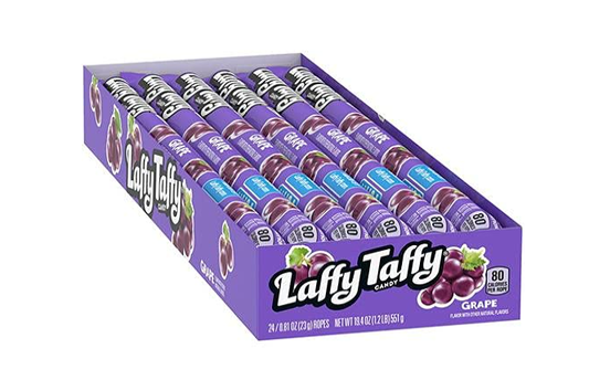 LAFFY TAFFY ROPE IN DISPLAY - GRAPE