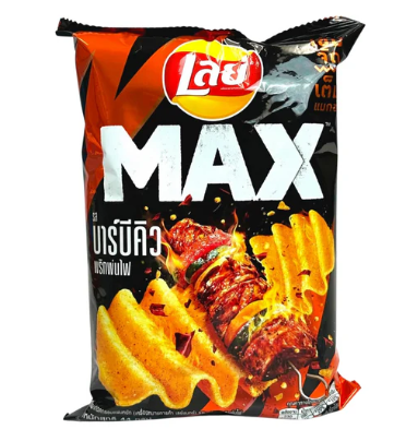 Lays Max Prik Pon Fai BBQ (44g)