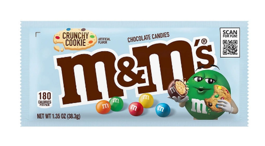 كوكيز M&amp;M المقرمشة الرسمية الحجم العادي (38.3 جرام)