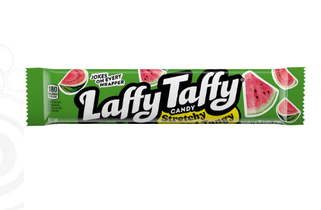 Laffy Taffy candy stretchy and tangy watermelon