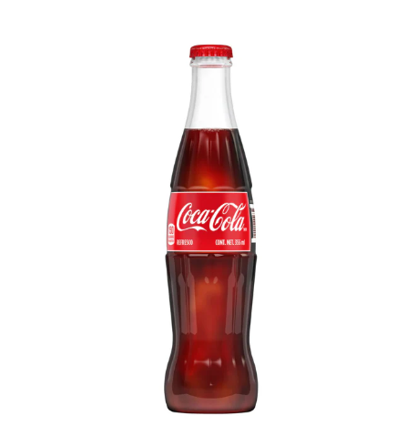 Coca Cola Official Glass Bottle Mexico (355ML)