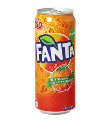 Coca-Cola Fanta Orange Soda 500ml