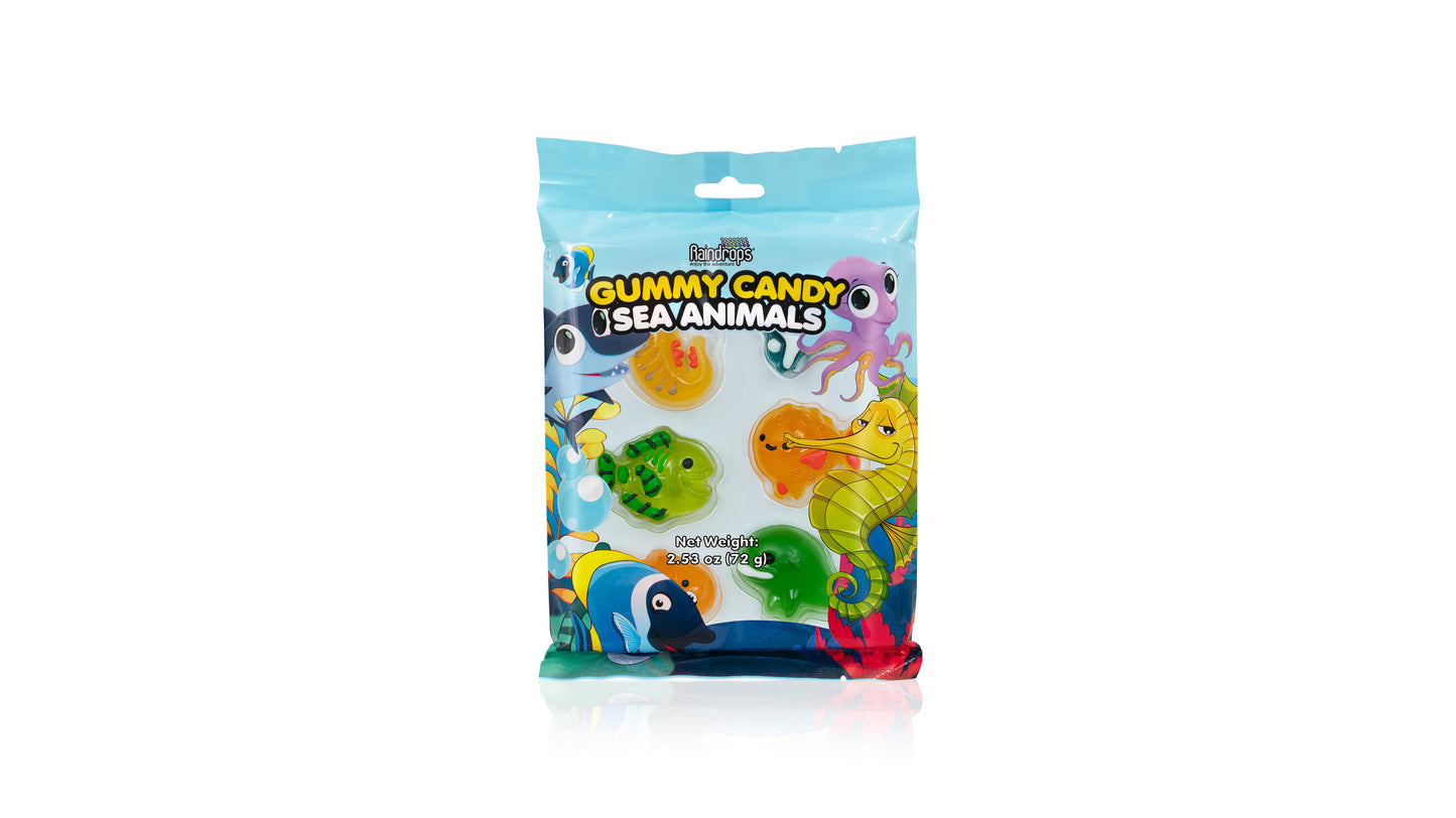 Raindrop Gummy Candy Sea Animal