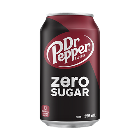 DR PEPPER ZERO SUGAR CAN'S (355ML)