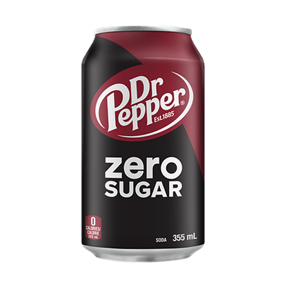 DR PEPPER ZERO SUGAR CAN'S (355ML)